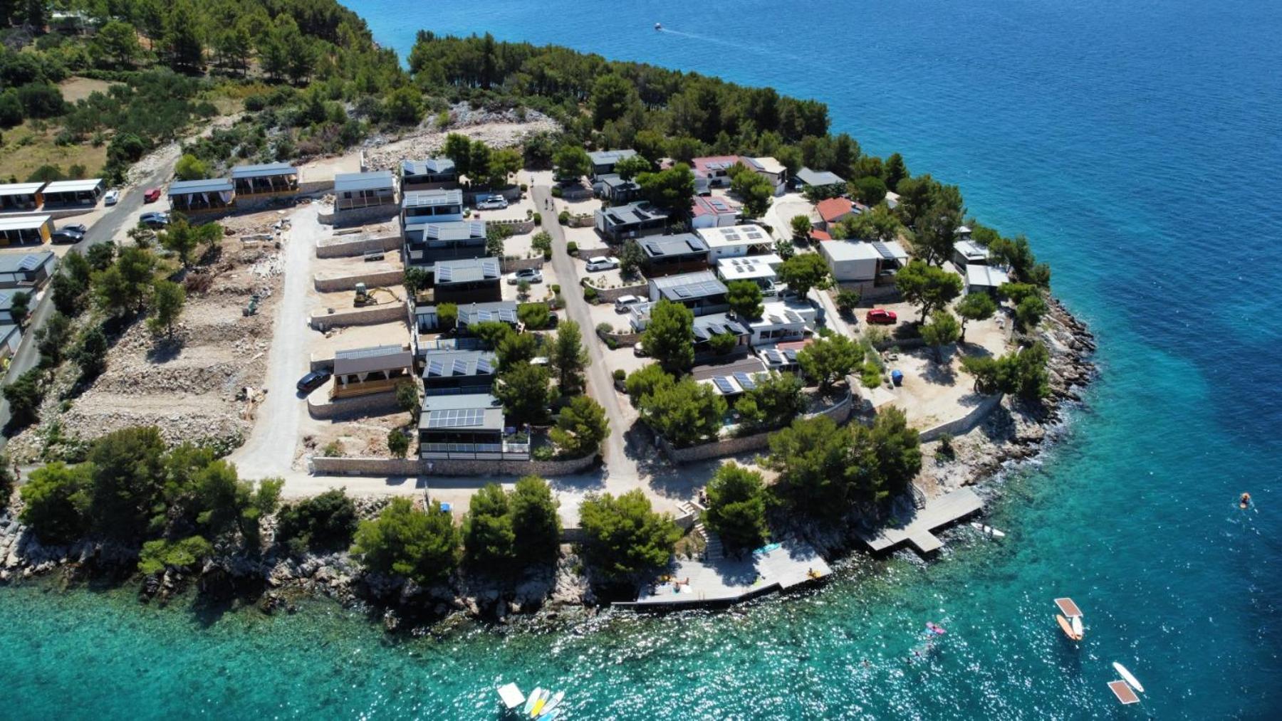 Hipo Camp Mobil Home Arta Pakoštane Eksteriør billede